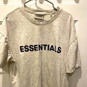 FOG x essentials oatmeal tee